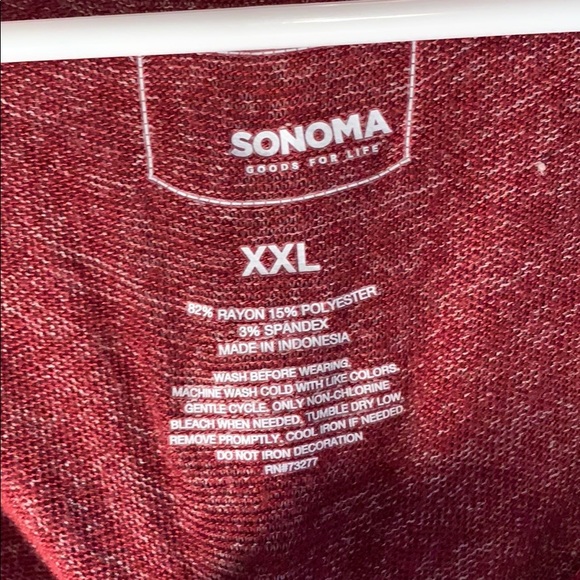 Sonoma “Many Thanks” Thanksgiving Shirt - Size XXL - Picture 2 of 2